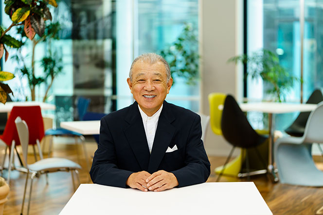 Yohei Sasakawa, Chairman of The Nippon Foundation.
