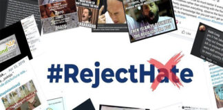 #RejectHate campaign to end hate speech on social media.