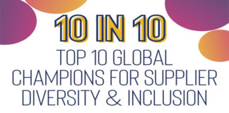 Top 10 Global diversity suppliers