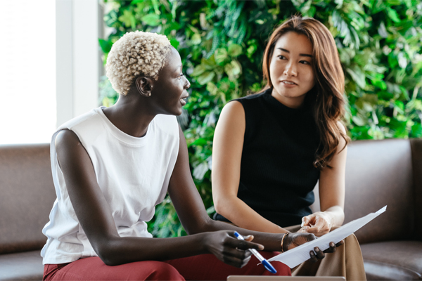 women of colour at work