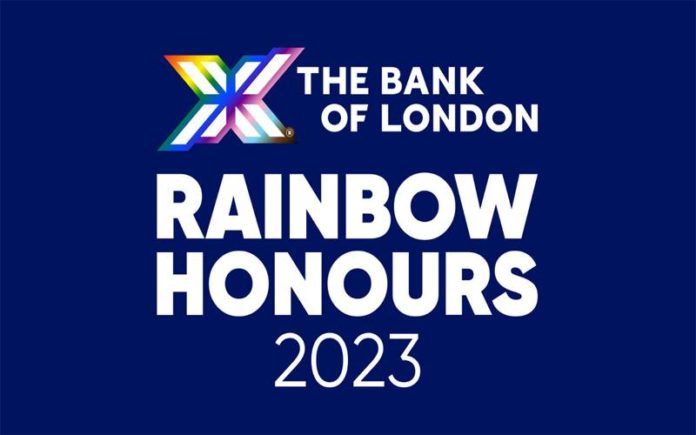 Bank of London Rainbow honours 2023 finalists