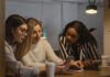young women at work