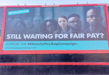 Ethnicity Pay Gap Billboard