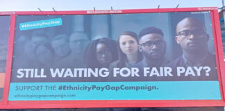 Ethnicity Pay Gap Billboard