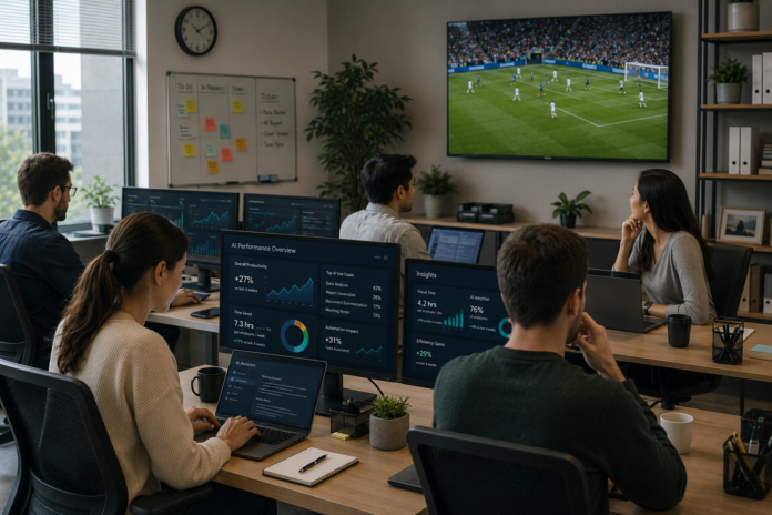 AI and workplace productivity at work during World Cup