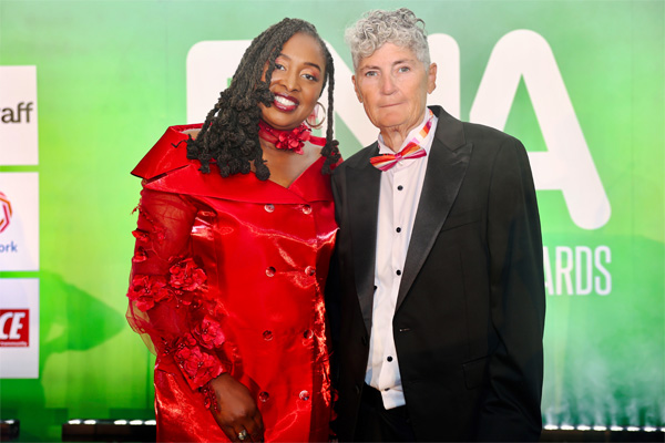 ENA 2026 Awards Dawn Butler MP with Linda Riley, Founder of Employee Diversity Umbrella, at the Employee Network Awards 2026.