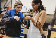Young people with disabilities at work